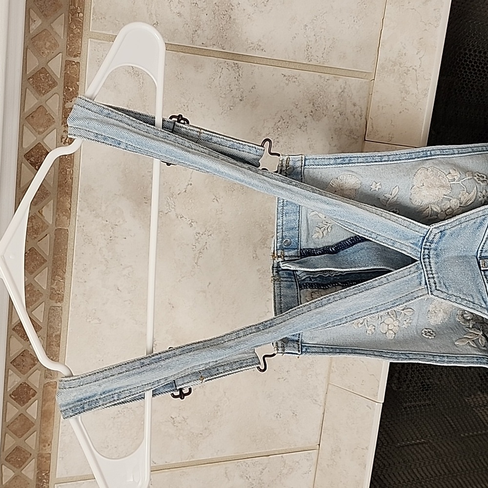 ๐ฉต๐ HOLLISTER Stretch Super Skinny Crop OVERALLS ๐๐ฉต - Picture 14 of 15